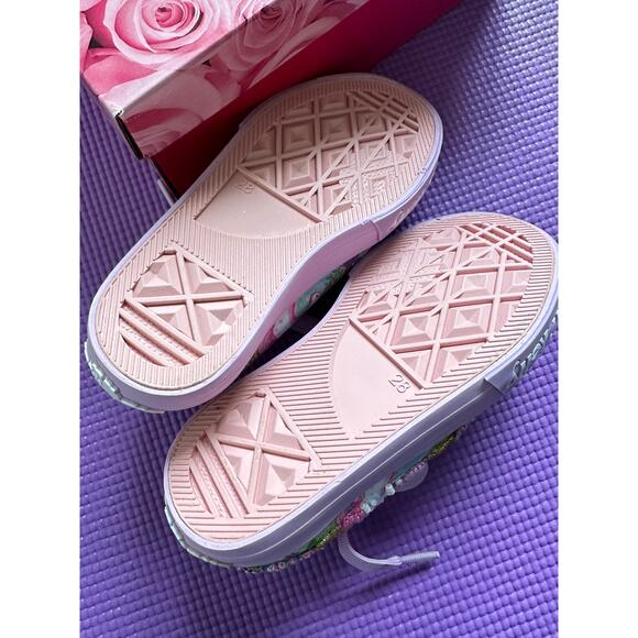 Lelli Kelly Kids Sparkly Shoes Girl Sneakers Unicorn Glitter Shoe Sz US 10 New - Picture 4 of 7